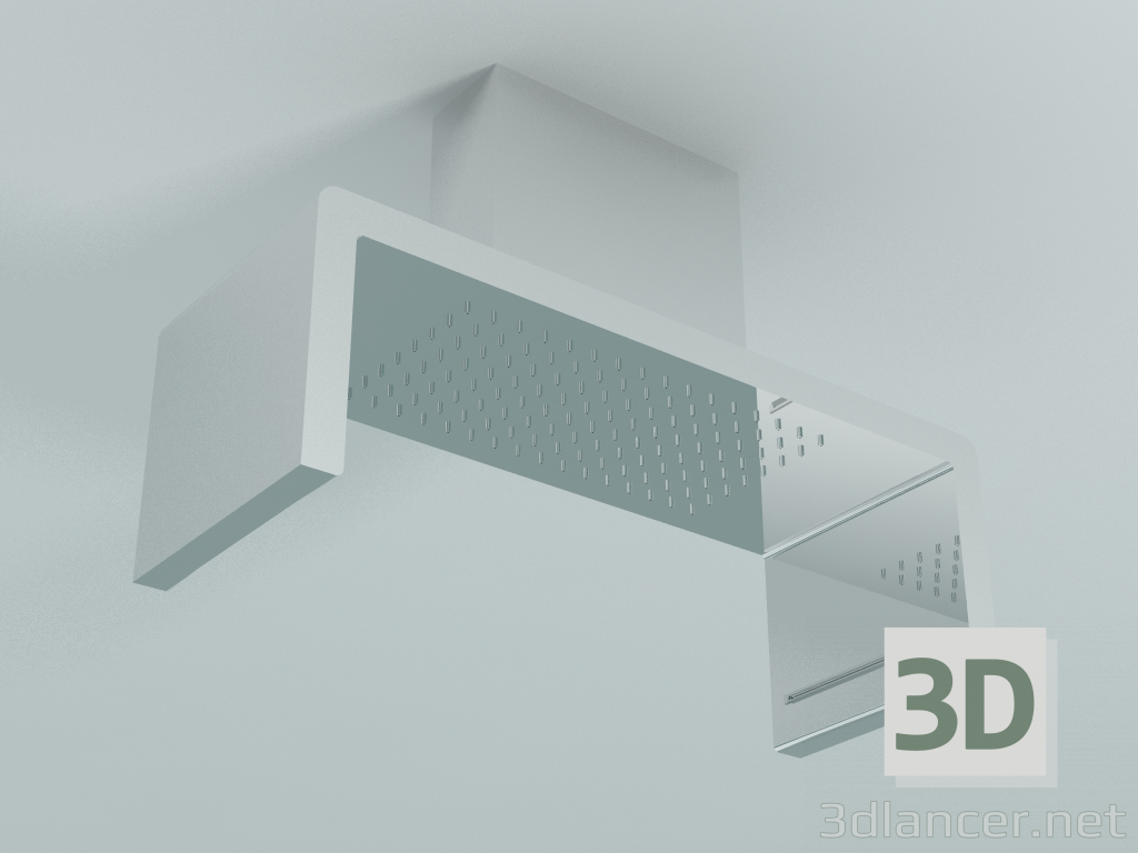 modello 3D Soffione doccia 554x202 mm (SF118 A) - anteprima