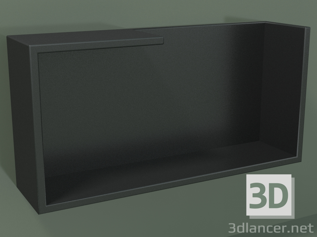 3d model Estante horizontal (90U19005, Deep Nocturne C38, L 48, P 12, H 24 cm) - vista previa