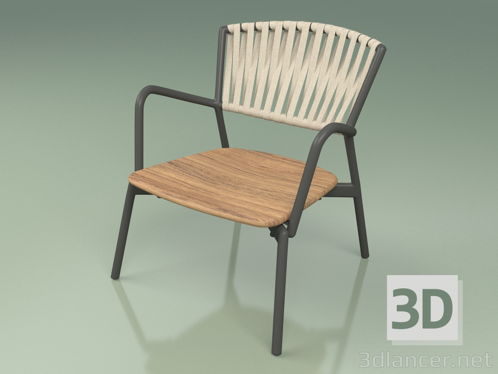 modèle 3D Chaise 127 (Ceinture Sable) - preview