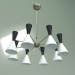 3d model Ceiling lamp Stilnovo Style, 8 lamps - preview