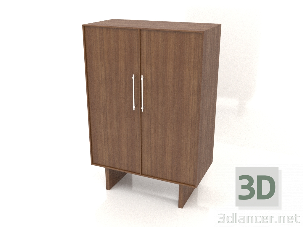 3d модель Шафа W 02 (800x400x1200, wood brown light) – превью