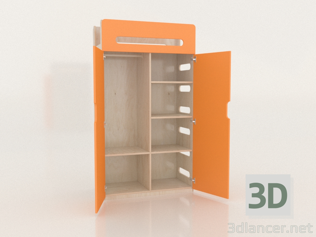 3d model Wardrobe open MOVE WA (WOMWA1) - preview