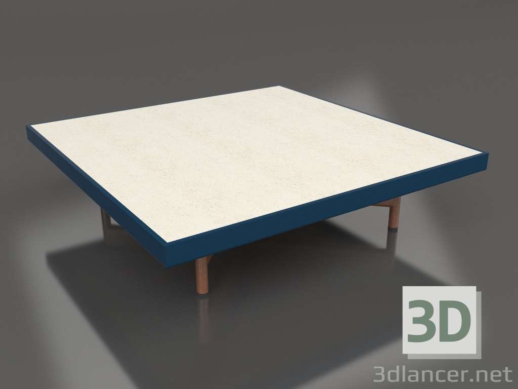 3d model Mesa de centro cuadrada (Gris azul, DEKTON Danae) - vista previa