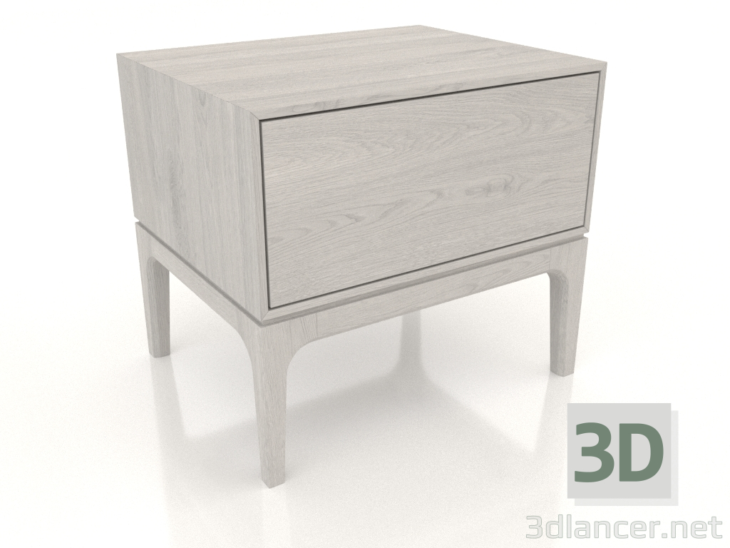 3d model Bedside table FARGO 1 drawer (bleached oak) - preview 3d model Bedside table FARGO 1 drawer (bleached oak) - preview