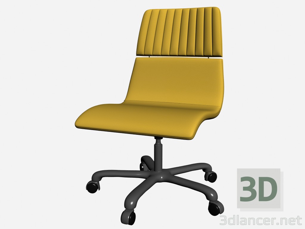 3d model Silla de oficina sin brazos estudio Herman 1 - vista previa