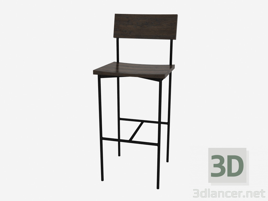 3d model Bar silla TIBO (445.001-SE) - vista previa