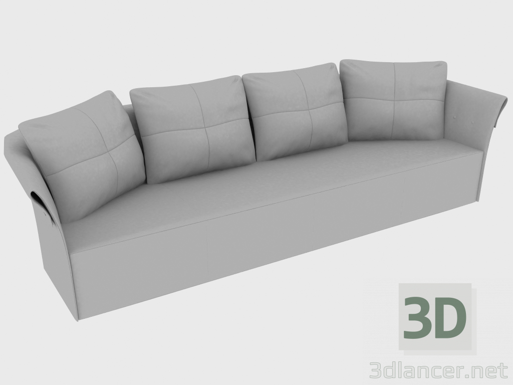 3d model Sofá CHARME SOFA (320x115xH77) - vista previa