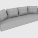 3d model Sofá CHARME SOFA (320x115xH77) - vista previa