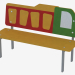 3d model Bench (8048) - preview