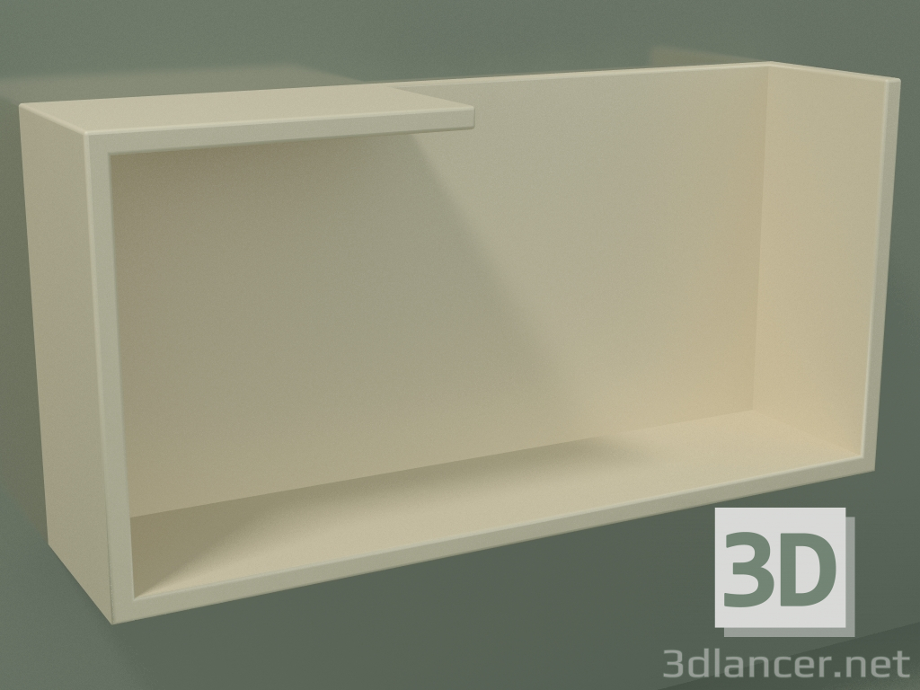 Modelo 3d Prateleira horizontal (90U19005, Bone C39, L 48, P 12, H 24 cm) - preview