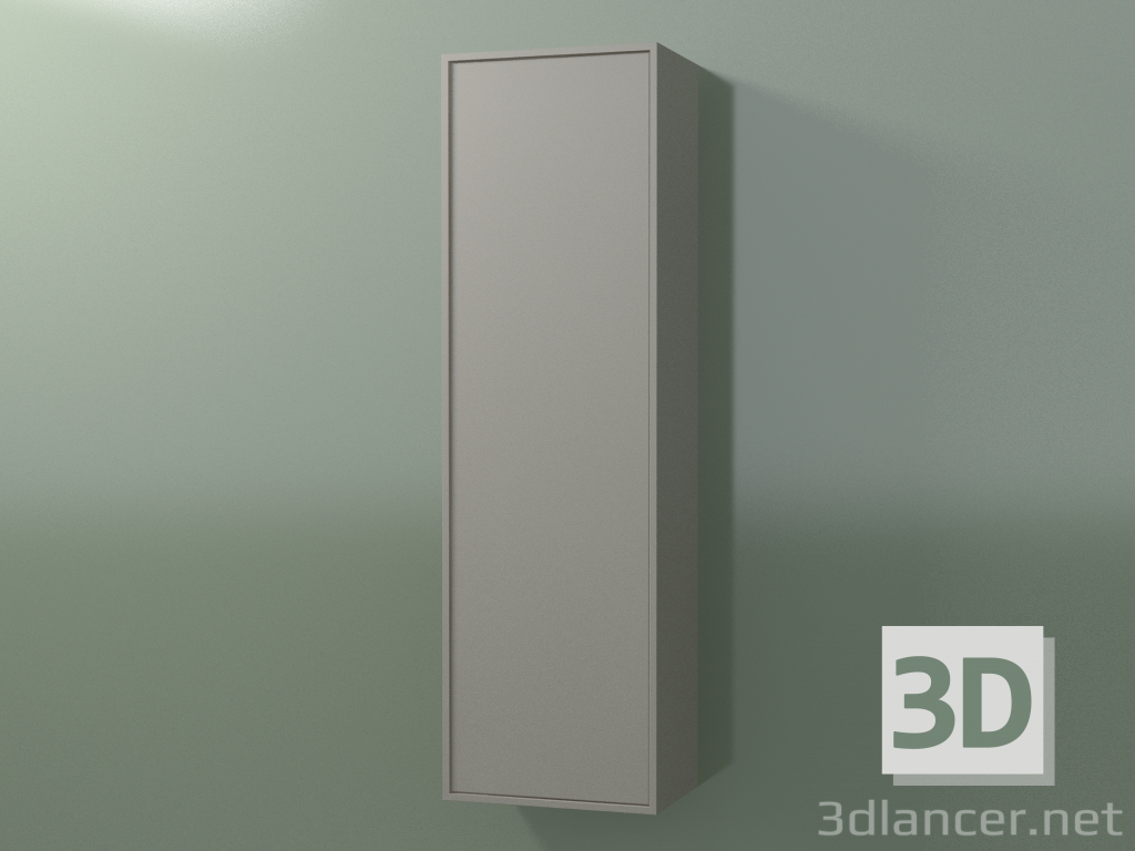 Modelo 3d Armário de parede com 1 porta (8BUBDCD01, 8BUBDCS01, Clay C37, L 36, P 24, H 120 cm) - preview