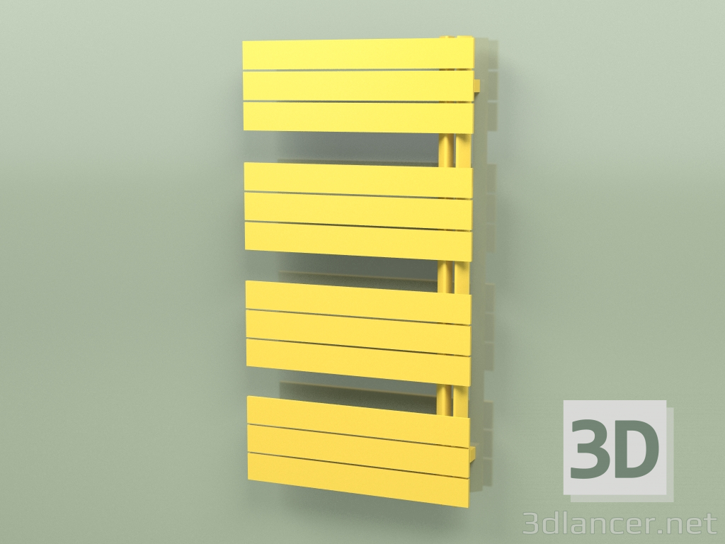 3d model Heated towel rail - Elato (1130 x 600, RAL - 1012) - preview