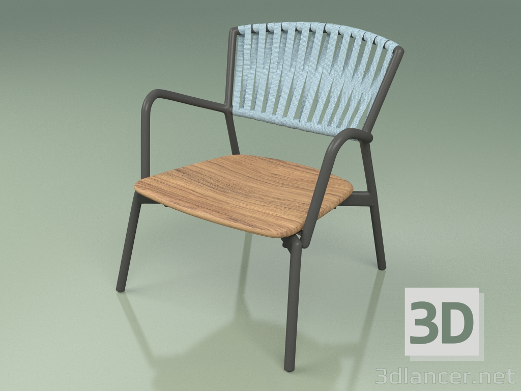 modello 3D Sedia 127 (Cinghia Cielo) - anteprima