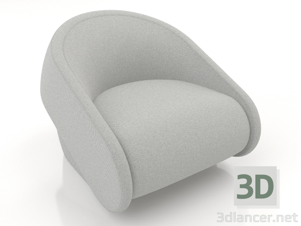 Modelo 3d Poltrona-cama (dobrada) - preview