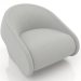 3d model Armchair-bed (folded) - preview