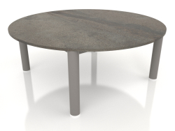 Table basse D 90 (Gris quartz, DEKTON Radium)