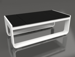 Table d'appoint 35 (DEKTON Domoos, Blanc)