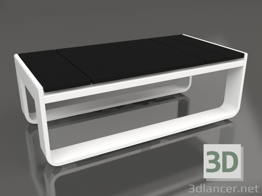 Modelo 3d Mesa lateral 35 (DEKTON Domoos, Branco) - preview