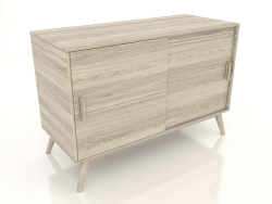 Chest of drawers 2 1200x500 mm (lightened oak)