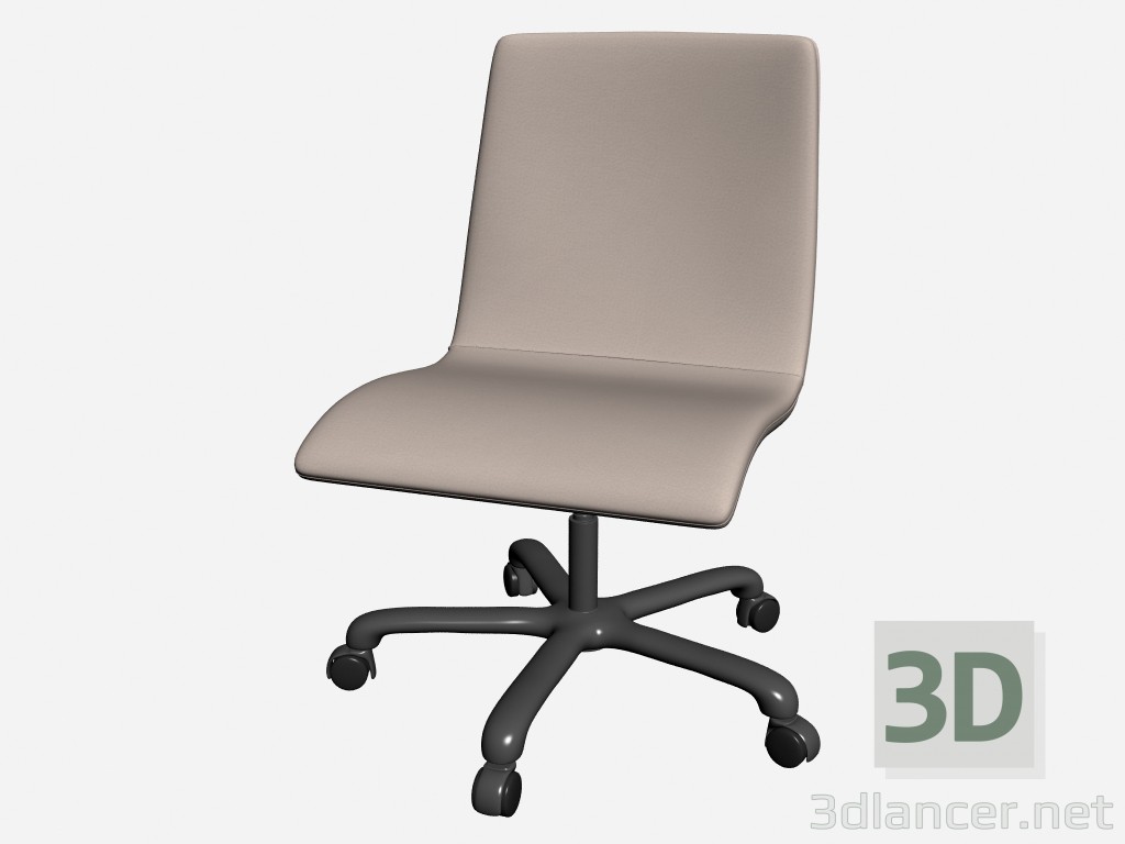 3d model Silla de oficina sin brazos estudio Herman 2 - vista previa