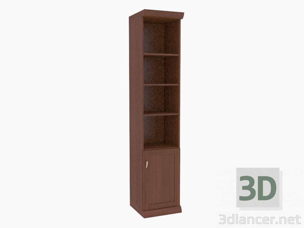 3d model Cabinet narrow with open shelves (261-30) - preview