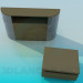 3d model Cupboard for TV and banquette - preview