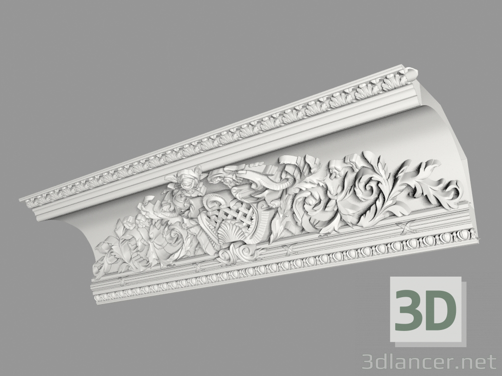 Modelo 3d Beirais moldados (KF55ts) - preview