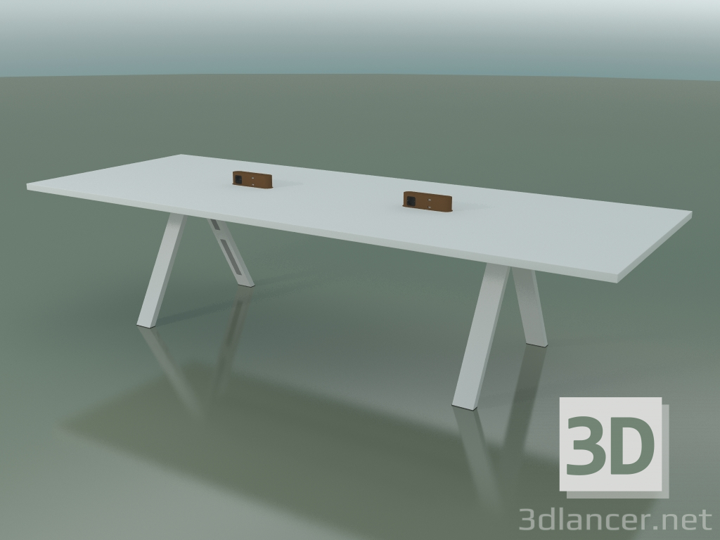 3d model Table with office worktop 5010 (H 74 - 320 x 120 cm, F01, composition 1) - preview