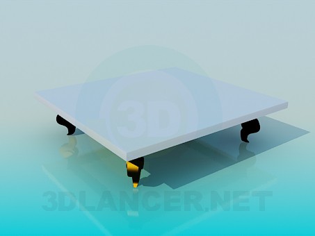 3d model Square coffee table - preview