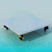 3d model Square coffee table - preview