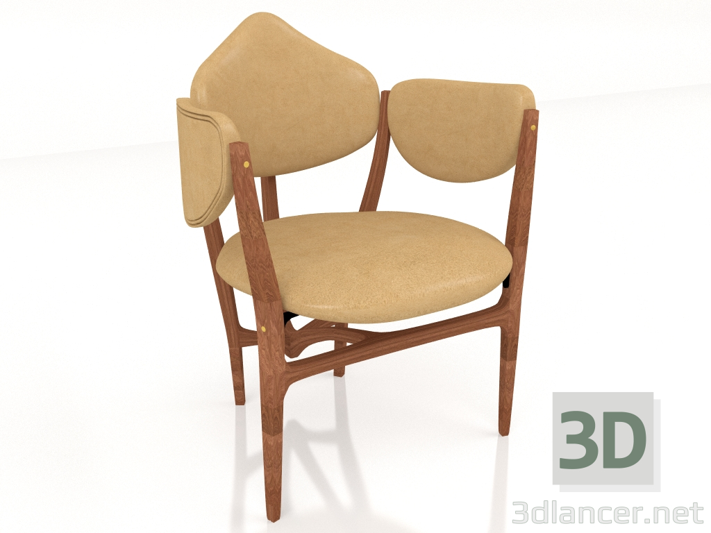 3d model Small armchair Stellage 52 - preview