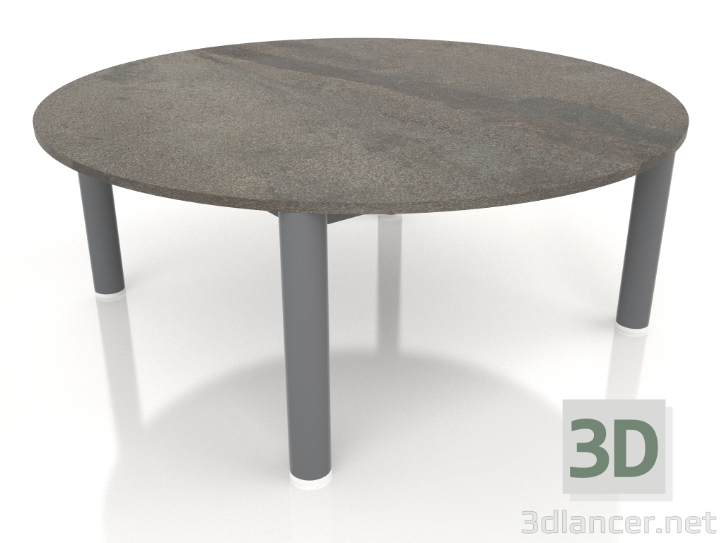 3d модель Стол журнальный D 90 (Anthracite, DEKTON Radium) – превью