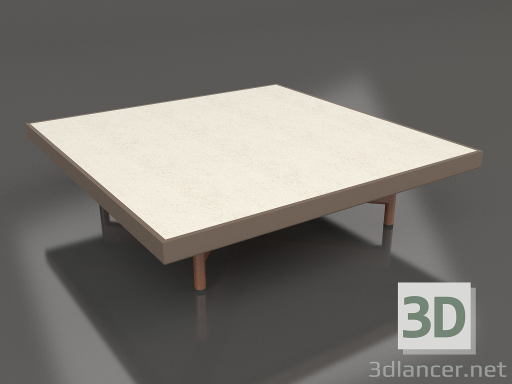 modèle 3D Table basse carrée (Bronze, DEKTON Danae) - preview