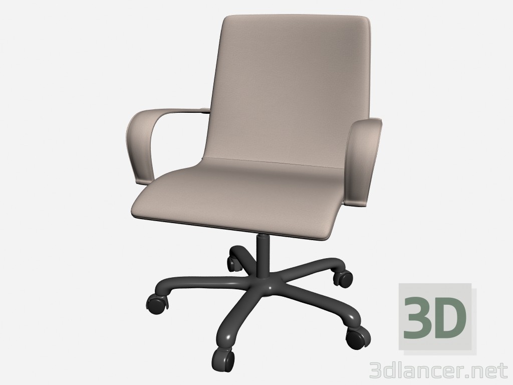 modèle 3D Fauteuil studio Herman 2 - preview