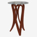 3d model Coffee table with round table top - preview