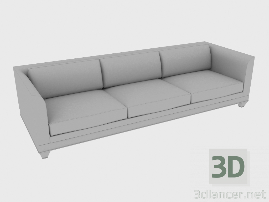 modèle 3D Canapé CHOPIN CLASSIC SOFA (285X103XH75-85) - preview