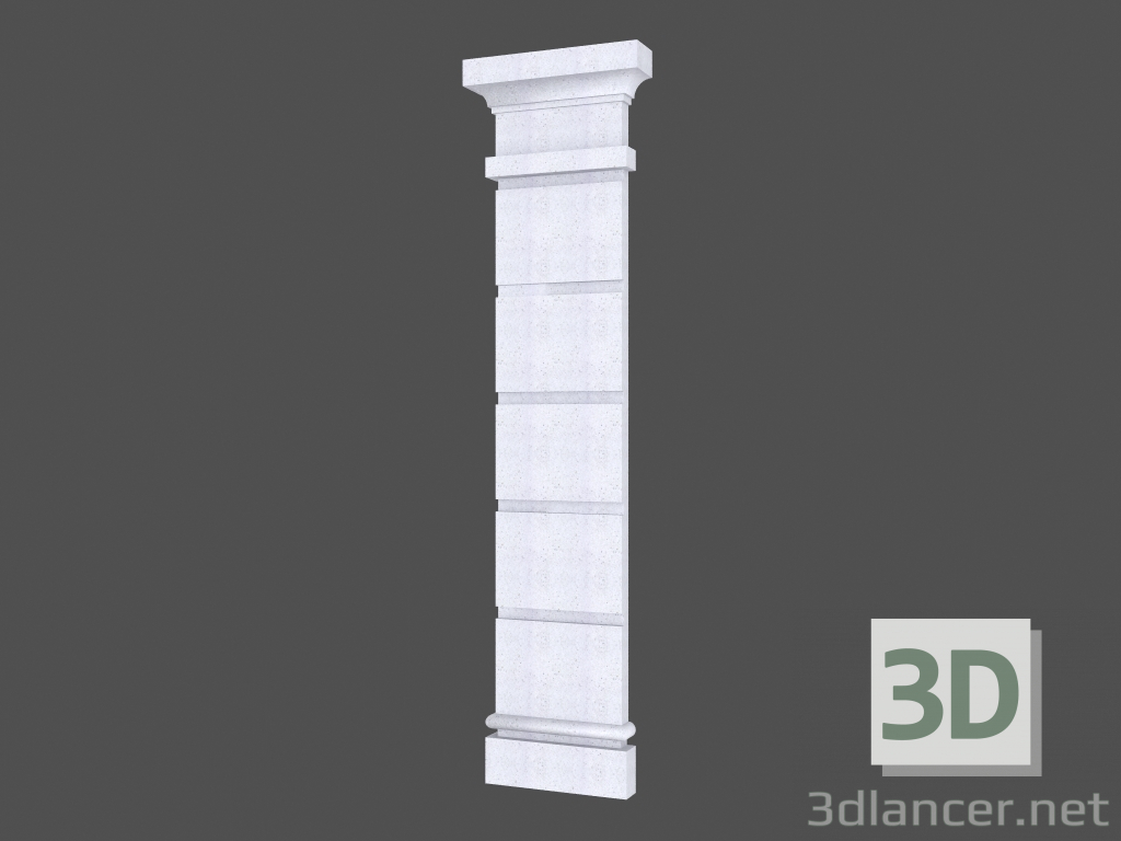 3D Modell Pilaster (P44R) - Vorschau