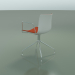 3d model Chair 0460 (swivel, with armrests, with front trim, polypropylene PO00101) - preview