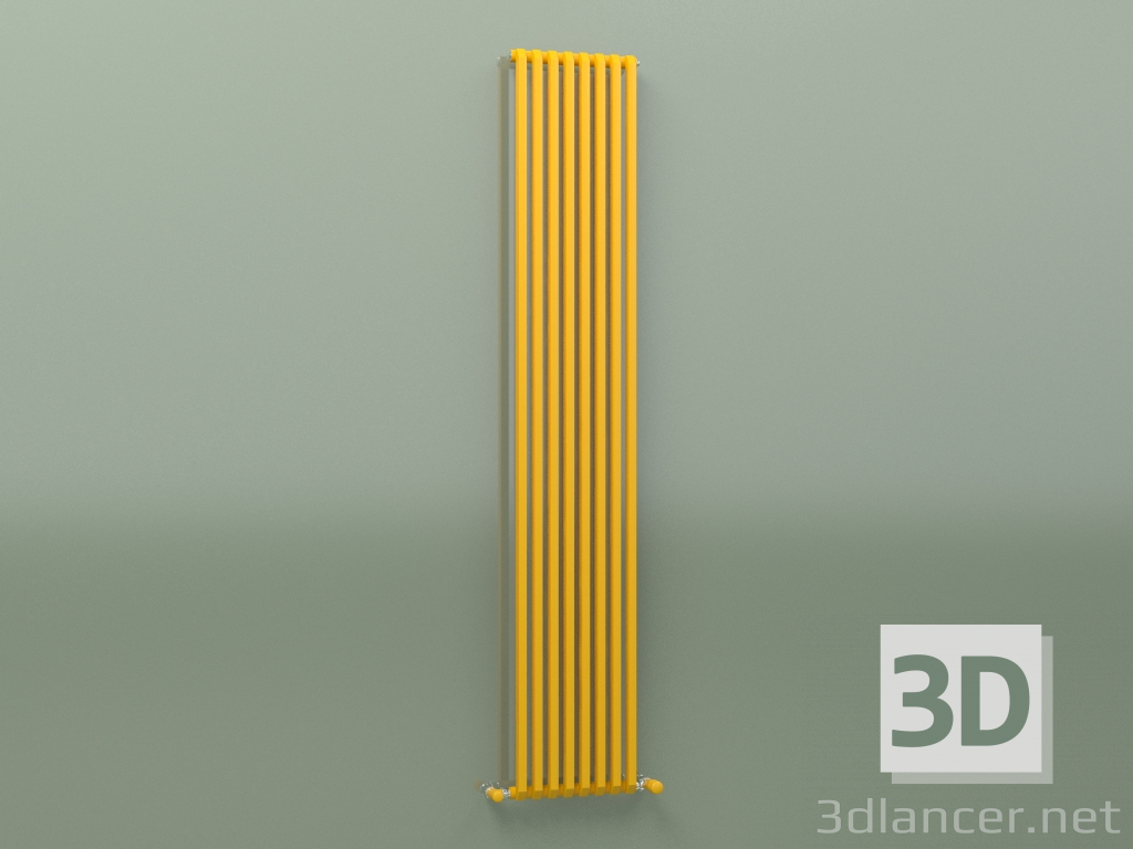 Modelo 3d Radiador SAX (H 1800 8 EL, amarelo melão - RAL 1028) - preview