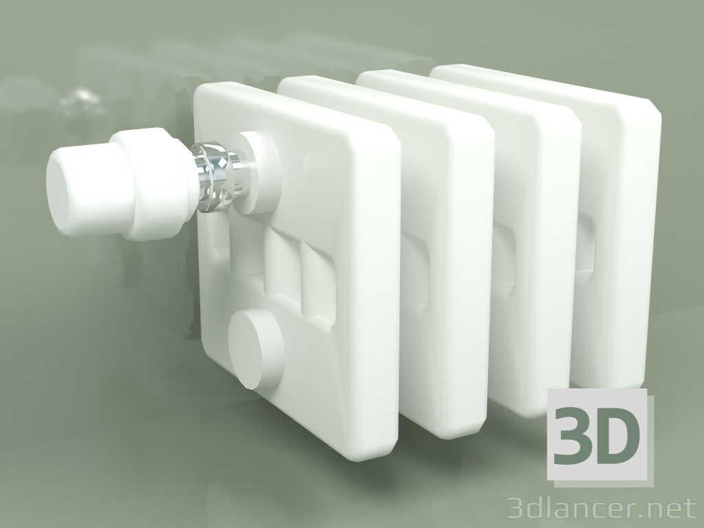 Modelo 3d Radiador Delta Laserline (DL5, H 155 mm, RAL - 9016) - preview