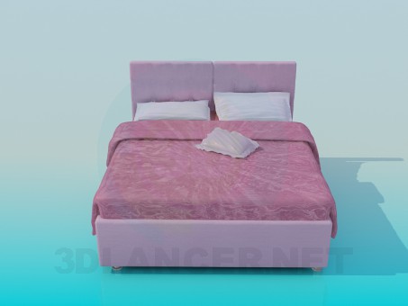 3d model Cama - vista previa