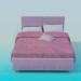 3d model Cama - vista previa