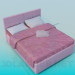 3d model Cama - vista previa