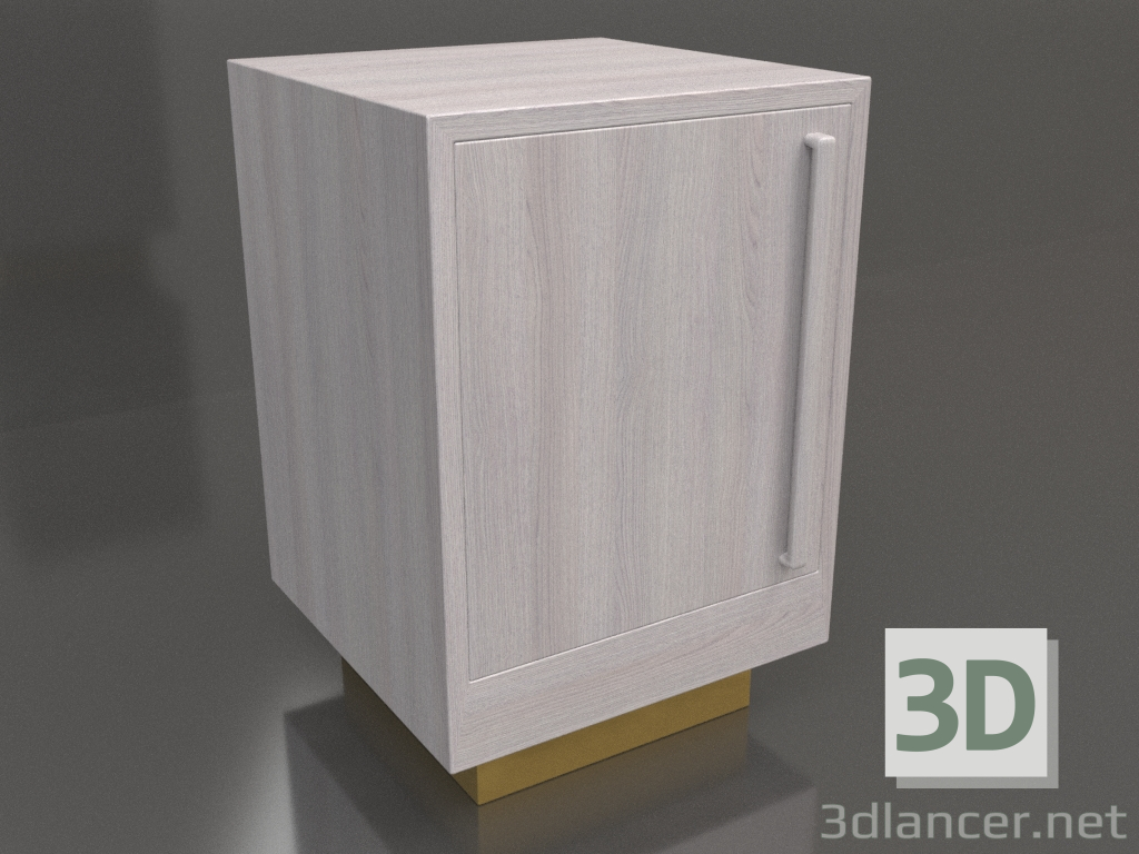 3d model Mesita de noche TM 04 (400x400x600, madera clara) - vista previa