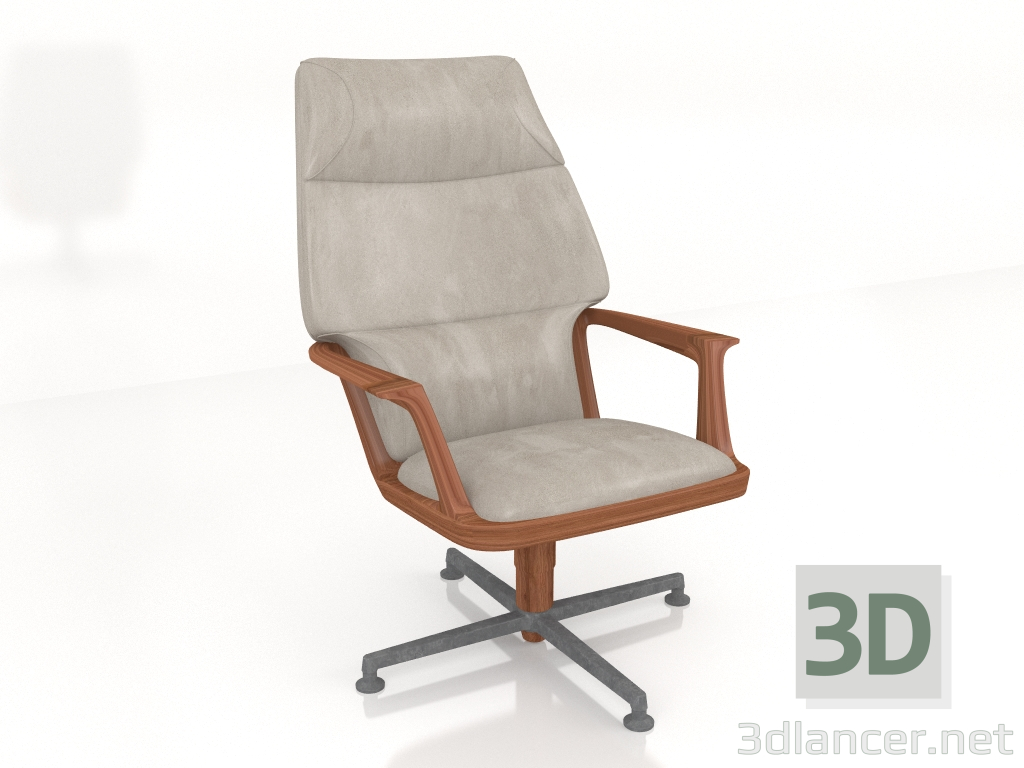 modèle 3D Fauteuil Pigra - preview