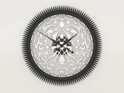 Wanduhr FLORES (schwarz)