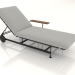 3d model Chaise longue con reposabrazos a la izquierda - vista previa