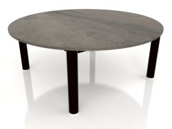 Table basse D 90 (Noir, DEKTON Radium)