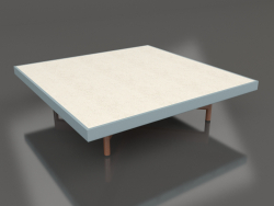 Quadratischer Couchtisch (Blaugrau, DEKTON Danae)