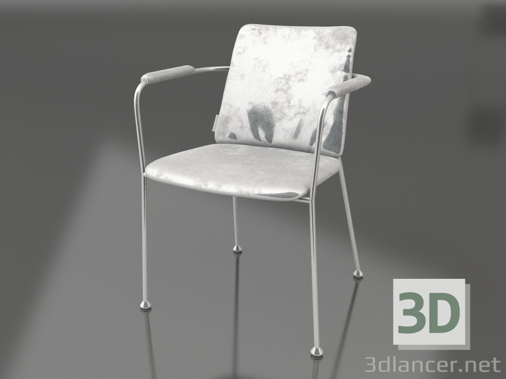 modèle 3D Chaise Fab (Gris Bleu) - preview